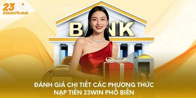 Đánh giá chi tiết các phương thức nạp tiền 23WIN phổ biến