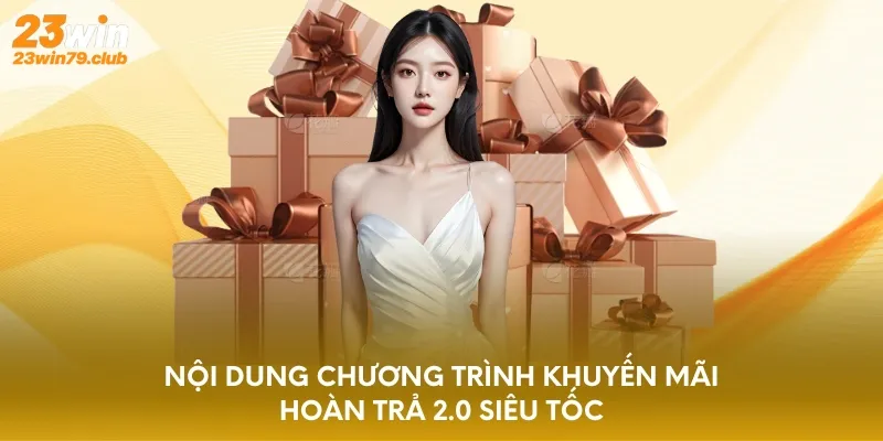 Nội dung chương trình khuyến mãi hoàn trả 2.0 siêu tốc