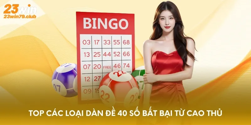 Top các loại dàn đề 40 số bất bại từ cao thủ