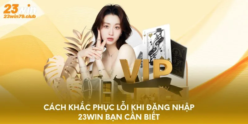 Cách khắc phục lỗi khi đăng nhập 23WIN bạn cần biết
