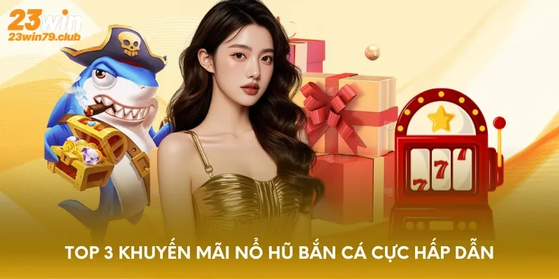 TOP 3 khuyến mãi nổ hũ bắn cá cực hấp dẫn